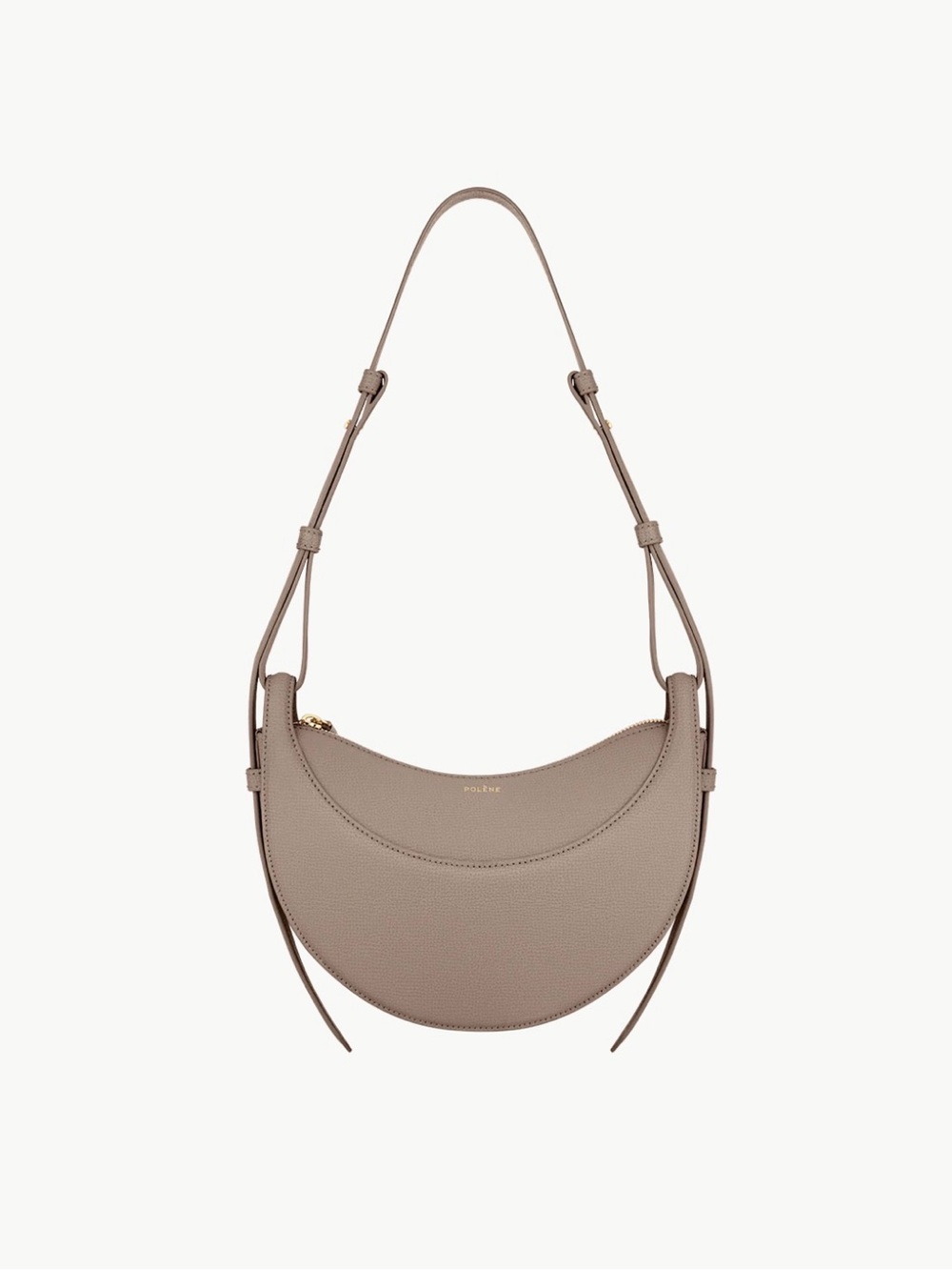 Polene numero dix taupe bag